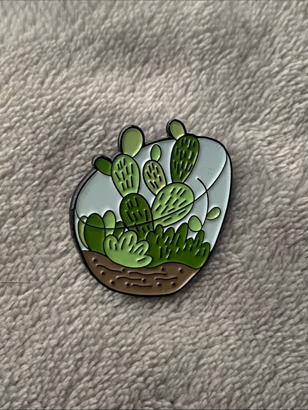 Plant Terrarium enamel pin